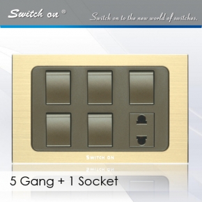 5-gang-1-socket